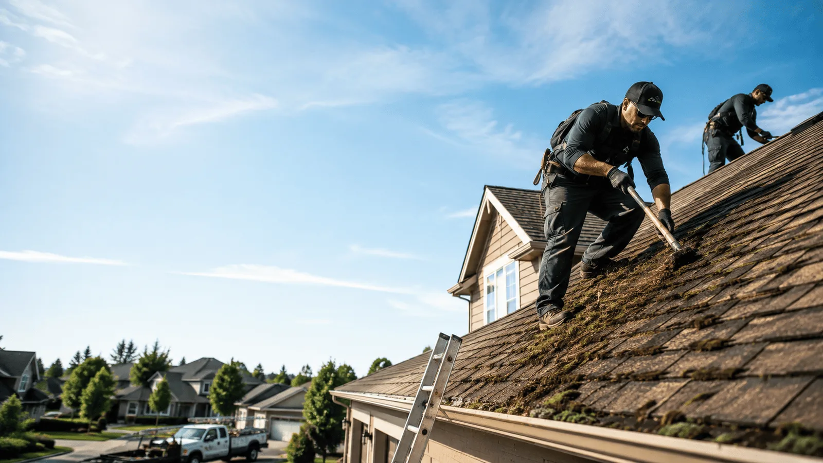 Roof Moss Removal in Mountainhome, PA near me